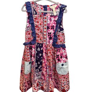 Matilda Jane “Pottery Class” Patchwork Dress – Girls Size 6